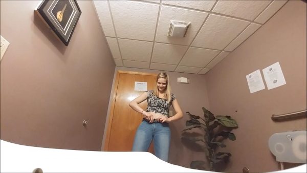 Caught desperately peeing doctor office free porn image